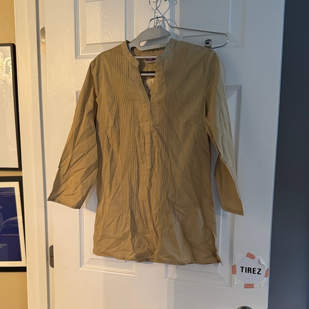 fabindia cotton slub kurta shirt